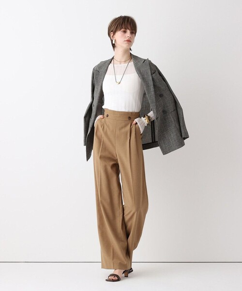 allureville(アルアバイル)の「◇トリッカーカラミダブルジャケット(テーラードジャケット・レディース・ブラック・1/2)」の15枚目の写真