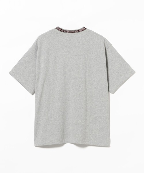 BEAMS(ビームス)の「リブ ジャカード Tシャツ(Tシャツ/カットソー・メンズ・ブラック/トップグレー・M/S/XL/L)」の11枚目の写真