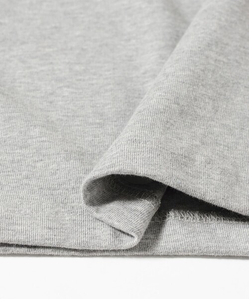 BEAMS(ビームス)の「リブ ジャカード Tシャツ(Tシャツ/カットソー・メンズ・ブラック/トップグレー・M/S/XL/L)」の3枚目の写真