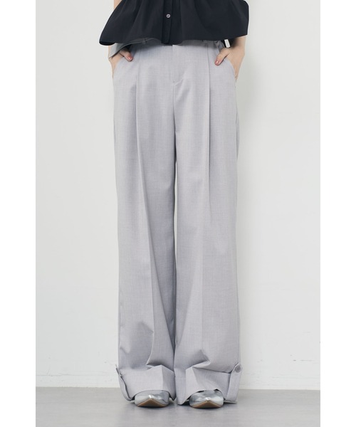 週末限定値下げ【NEIGHBORHOOD】グレー スラックス ベルトセットタックパンツ（スラックス）｜Limue（リミュ）の