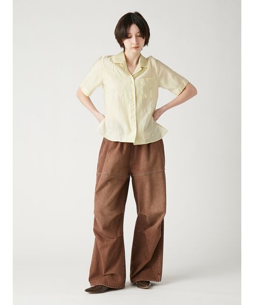 FURFUR(ファーファー)の「マリンモチーフビーズシアーシャツ(シャツ/ブラウス・レディース・ホワイト/イエロー/ライトブルー・F)」の11枚目の写真