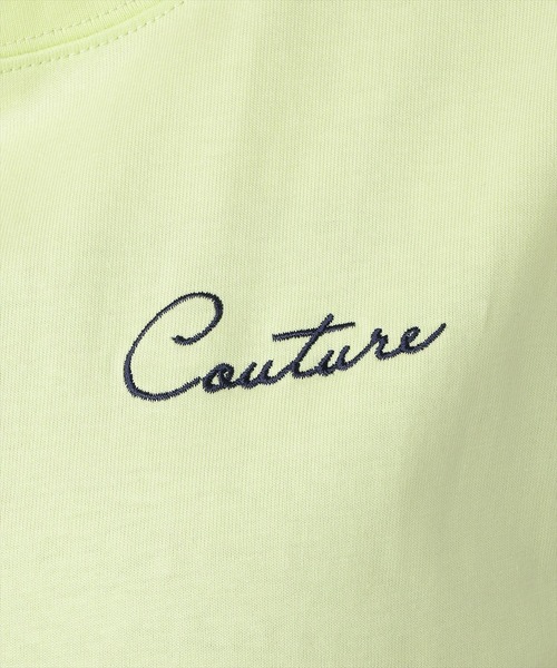 AND COUTURE(アンドクチュール)の「ワンポイント刺繍Tシャツ(Tシャツ/カットソー・レディース・ブラック/オフホワイト/グリーン・FREE)」の21枚目の写真