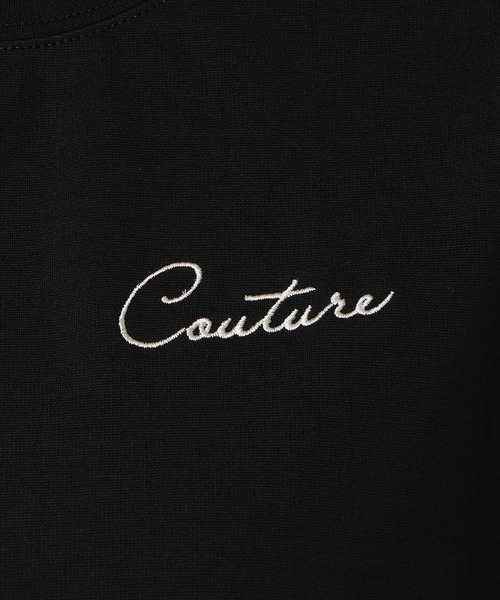 AND COUTURE(アンドクチュール)の「ワンポイント刺繍Tシャツ(Tシャツ/カットソー・レディース・ブラック/オフホワイト/グリーン・FREE)」の15枚目の写真