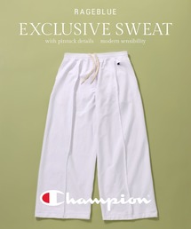 Champion（チャンピオン）の「【Champion/チャンピオン】別注ピンタックスウェットイージーパンツ＜セットアップ着用可能＞（スウェットパンツ）」