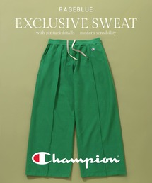 Champion（チャンピオン）の「【Champion/チャンピオン】別注ピンタックスウェットイージーパンツ＜セットアップ着用可能＞（スウェットパンツ）」