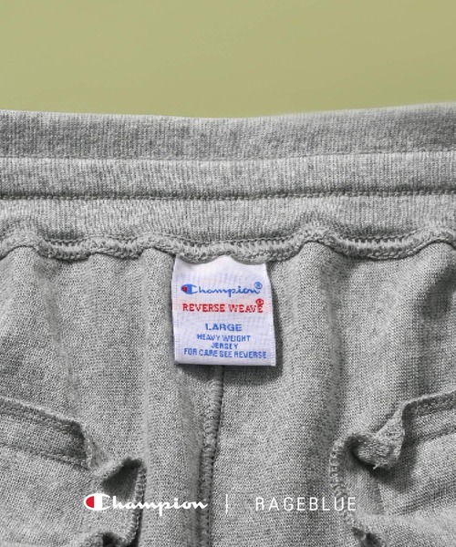 RAGEBLUE（レイジブルー）の「【Champion/チャンピオン】別注ピンタックスウェットイージーパンツ＜セットアップ着用可能＞（スウェットパンツ・メンズ・グリーン/グレー系その他/ブラック/その他5・MEDIUM/LARGE）」の10枚目の写真