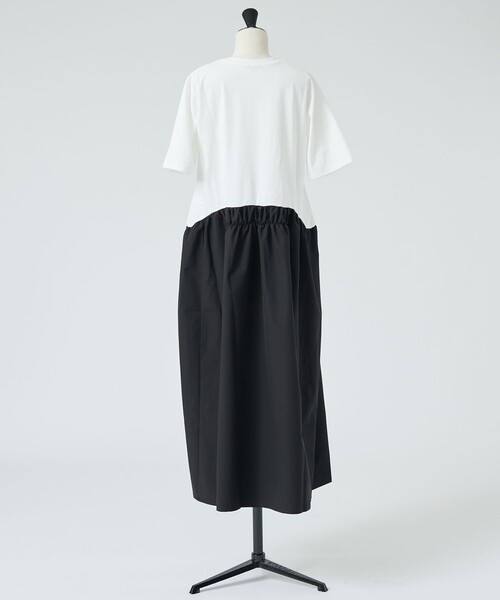 DESIGNWORKS(デザインワークス)の「【一部店舗限定】布帛コンビワンピース(ワンピース・レディース・ブラック/ホワイト・フリー)」の13枚目の写真