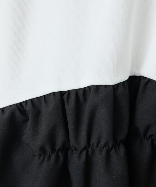 DESIGNWORKS(デザインワークス)の「【一部店舗限定】布帛コンビワンピース(ワンピース・レディース・ブラック/ホワイト・フリー)」の15枚目の写真