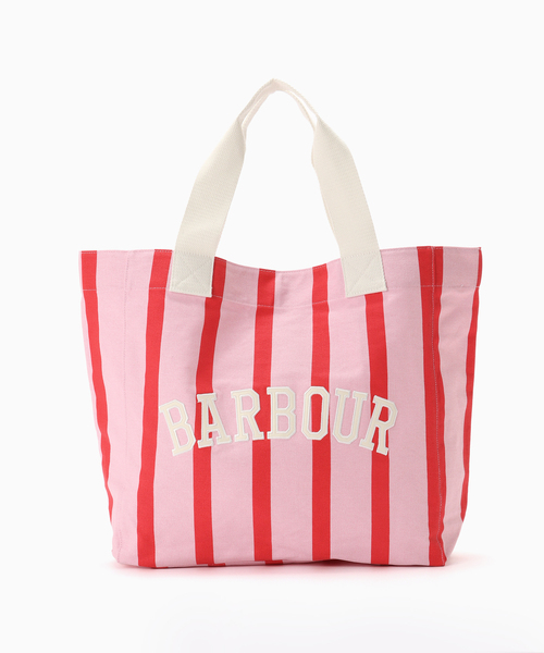 Barbour（バブアー）の「Barbour / バブアー emily stripe tote bag（トートバッグ・メンズ・A・FREE）」の2枚目の写真