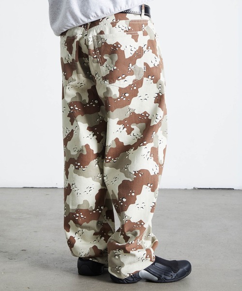 HUF(ハフ)の「CROMER CAMO PANT(デニムパンツ・メンズ・ブラウン・28/30/32/34/36)」の4枚目の写真