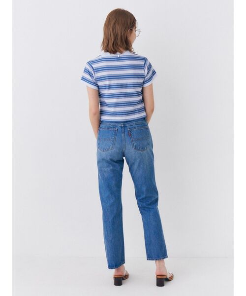 Ungrid(アングリッド)の「ハイウエストヴィンテージストレートデニム(デニムパンツ・レディース・インディゴブルー/ブルー・24inch/26inch/25inch)」の6枚目の写真