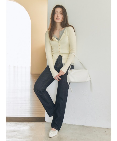 Ungrid(アングリッド)の「ハイウエストヴィンテージストレートデニム(デニムパンツ・レディース・インディゴブルー/ブルー・24inch/26inch/25inch)」の19枚目の写真