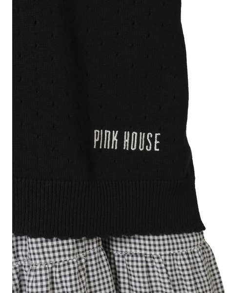 PINK HOUSE（ピンクハウス）の「2026PINK HOUSE SUMMER SET（セットアップ・レディース・サックスブルー系/ブラック系/レッド系・フリー）」の8枚目の写真