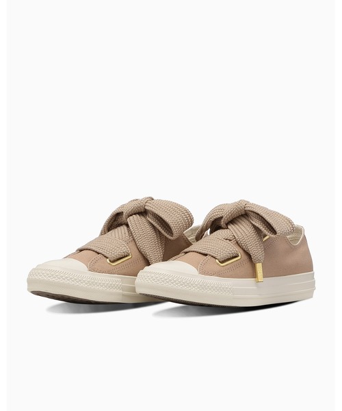CONVERSE ALL STAR(コンバースオールスター)の「ALL STAR RIBBONLACE SLIP OX / オールスター リボンレース スリップ OX(スニーカー・レディース・ベージュ・3/3.5/4/4.5/5/5.5/6.5/7/7.5)」の1枚目の写真