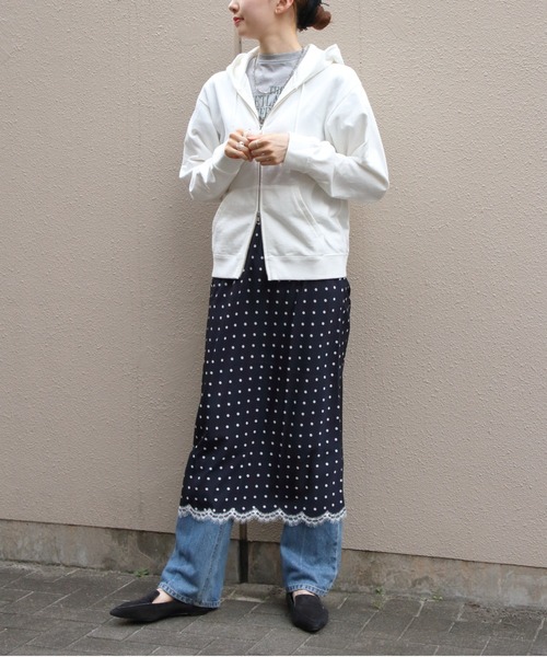 THE SHINZONE（ザ　シンゾーン）の「THE SHINZONE/シンゾーン　ユースフルジップアップフーディー　USEFUL ZIP-UP HOODIE　26AMSCU02（パーカー・レディース・グレー/ホワイト・FREE）」の15枚目の写真