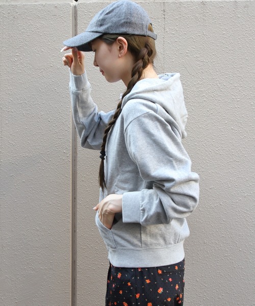 THE SHINZONE（ザ　シンゾーン）の「THE SHINZONE/シンゾーン　ユースフルジップアップフーディー　USEFUL ZIP-UP HOODIE　26AMSCU02（パーカー・レディース・グレー/ホワイト・FREE）」の5枚目の写真