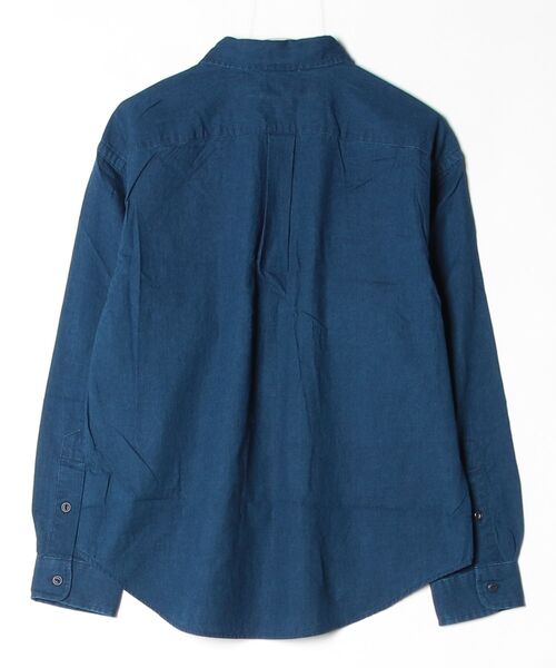 POLO RALPH LAUREN(ポロ ラルフ ローレン)の「リラックス フィット シャンブレー ワークシャツ(シャツ/ブラウス・メンズ・ネイビー系1・XS/L)」の8枚目の写真