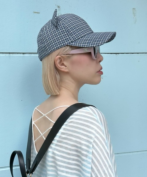 Alley Tokyo(アリートーキョー)の「バックレースアップシアーT(Tシャツ/カットソー・レディース・ブラック/ピンク/オフホワイト/イエロー/サックスブルー/レッド・FREE)」の18枚目の写真