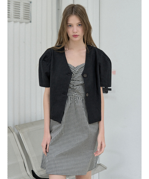 AVANT-G(アバン)の「Two-Way Puff Blouse Jacket - Black(シャツ/ブラウス・レディース・その他・FREE)」の5枚目の写真
