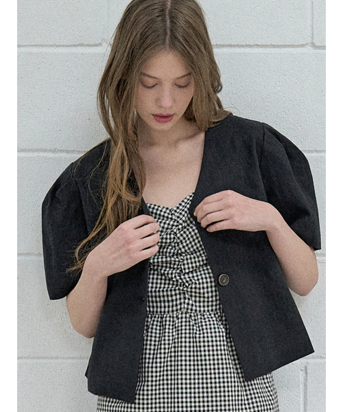 AVANT-G(アバン)の「Two-Way Puff Blouse Jacket - Black(シャツ/ブラウス・レディース・その他・FREE)」の2枚目の写真