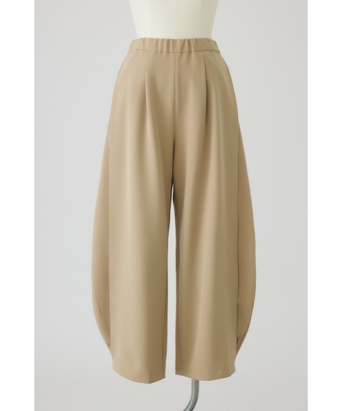 RIM.ARK(リムアーク)の「Round tuck PT(ラウンド タック パンツ)(その他パンツ・レディース・ダークブラウン/ベージュ/ブラック・38/36)」の3枚目の写真