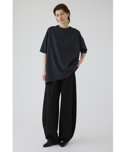 RIM.ARK(リムアーク)の「Round tuck PT(ラウンド タック パンツ)(その他パンツ・レディース・ダークブラウン/ベージュ/ブラック・38/36)」の4枚目の写真