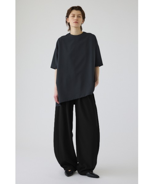 RIM.ARK(リムアーク)の「Round tuck PT(ラウンド タック パンツ)(その他パンツ・レディース・ダークブラウン/ベージュ/ブラック・38/36)」の6枚目の写真