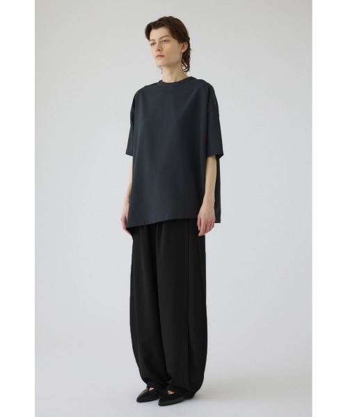 RIM.ARK(リムアーク)の「Round tuck PT(ラウンド タック パンツ)(その他パンツ・レディース・ダークブラウン/ベージュ/ブラック・38/36)」の8枚目の写真