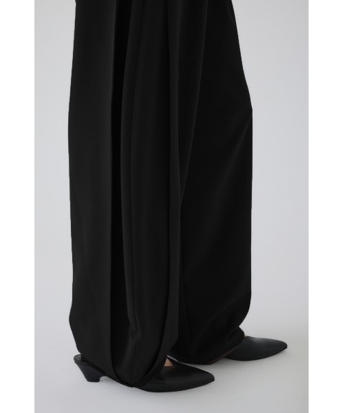 RIM.ARK(リムアーク)の「Round tuck PT(ラウンド タック パンツ)(その他パンツ・レディース・ダークブラウン/ベージュ/ブラック・38/36)」の20枚目の写真