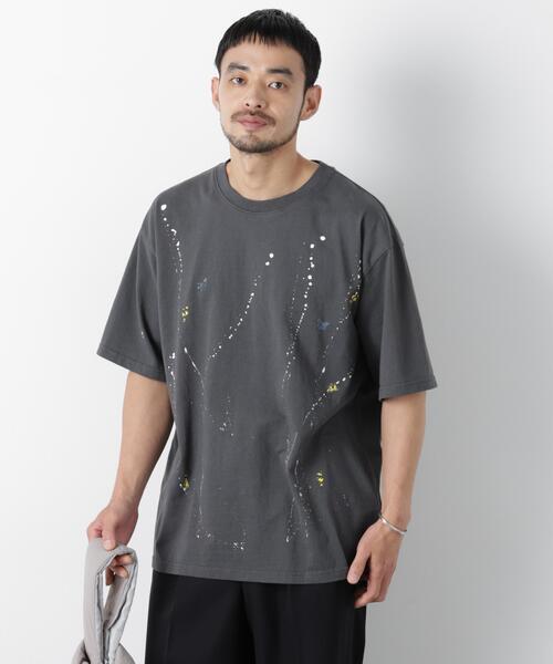 NANO universe(ナノユニバース)の「ブラックタイダイTシャツ(Tシャツ/カットソー・メンズ・その他1/その他2/その他3・S/L/M)」の3枚目の写真