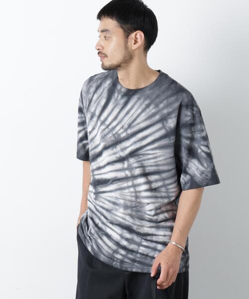 NANO universe(ナノユニバース)の「ブラックタイダイTシャツ(Tシャツ/カットソー・メンズ・その他1/その他2/その他3・S/L/M)」の7枚目の写真