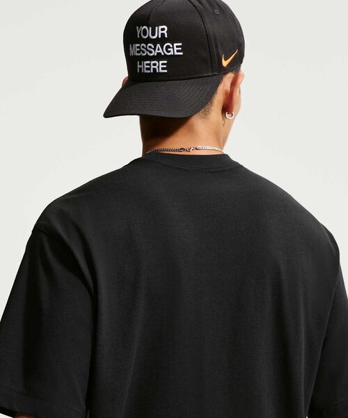 NIKE(ナイキ)の「ナイキ "Your Message Here" Tシャツ / Nike "Your Message Here" T-Shirt IQ5861-010 Black(Tシャツ/カットソー・メンズ・ブラック・2XL/XL/S/M/L)」の4枚目の写真