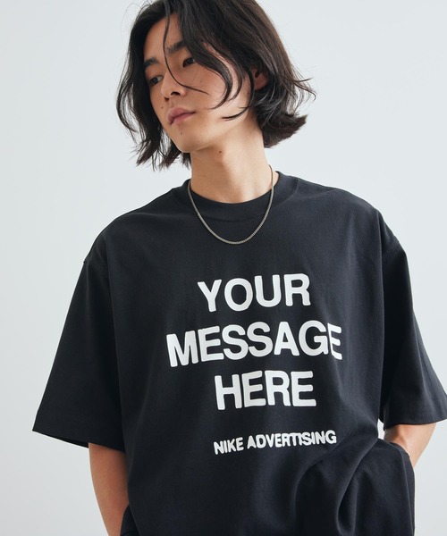 NIKE(ナイキ)の「ナイキ "Your Message Here" Tシャツ / Nike "Your Message Here" T-Shirt IQ5861-010 Black(Tシャツ/カットソー・メンズ・ブラック・2XL/XL/S/M/L)」の12枚目の写真