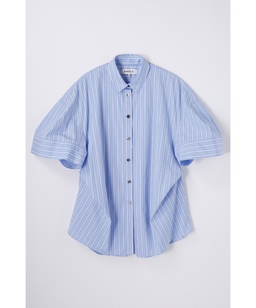 ENFOLD(エンフォルド)の「SOLID SHIRT(Tシャツ/カットソー・レディース・ライトブルー・38)」の1枚目の写真