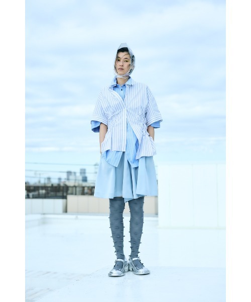 ENFOLD(エンフォルド)の「SOLID SHIRT(Tシャツ/カットソー・レディース・ライトブルー・38)」の3枚目の写真