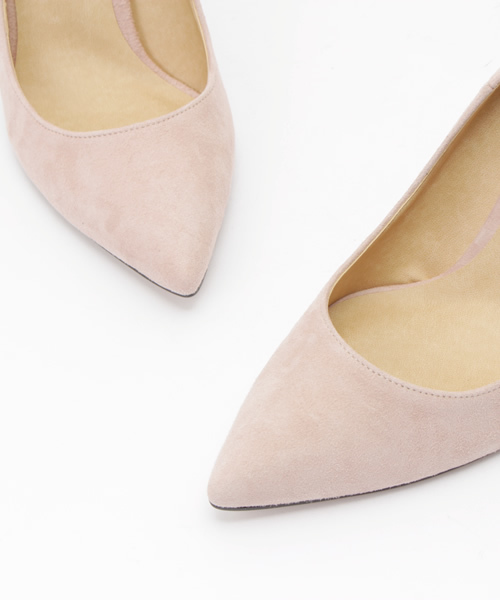 LOUNGEDRESS（ラウンジドレス）の「シープスエードパンプス（パンプス・レディース・ベージュ/サーモンピンク/シルバー・37/38/38.5/37.5）」の8枚目の写真