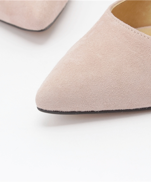 LOUNGEDRESS（ラウンジドレス）の「シープスエードパンプス（パンプス・レディース・ベージュ/サーモンピンク/シルバー・37/38/38.5/37.5）」の9枚目の写真