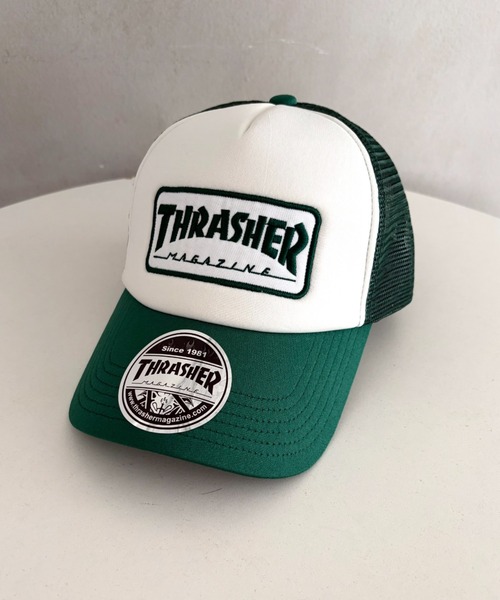 セール】MAG LOGOワッペン 5PメッシュCAP（キャップ）｜THRASHER