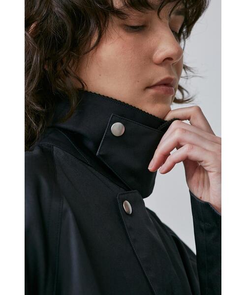 YLEVE（イレーヴ）の「YLEVE / COATED ORGANIC COTTON CHINO CO（ダウンジャケット/コート・レディース・ネイビー・0/1）」の8枚目の写真
