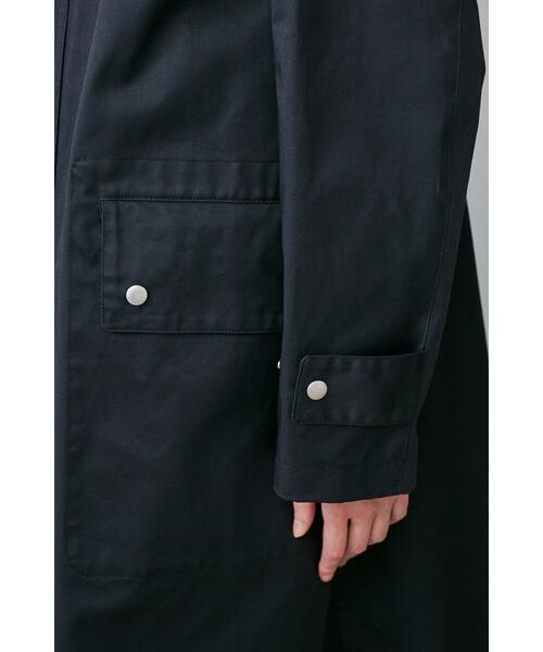 YLEVE（イレーヴ）の「YLEVE / COATED ORGANIC COTTON CHINO CO（ダウンジャケット/コート・レディース・ネイビー・0/1）」の9枚目の写真