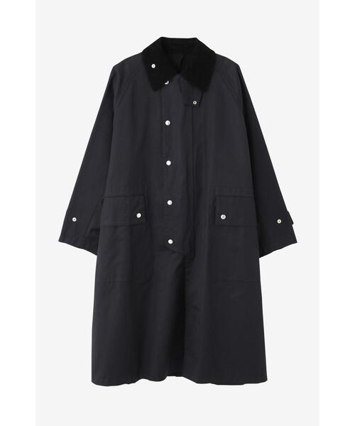 YLEVE（イレーヴ）の「YLEVE / COATED ORGANIC COTTON CHINO CO（ダウンジャケット/コート・レディース・ネイビー・0/1）」の10枚目の写真
