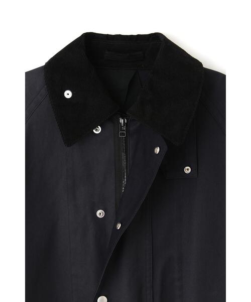YLEVE（イレーヴ）の「YLEVE / COATED ORGANIC COTTON CHINO CO（ダウンジャケット/コート・レディース・ネイビー・0/1）」の15枚目の写真