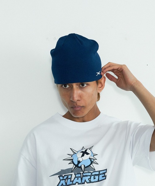 XLARGE(エクストララージ)の「COOLMAX X BEANIE(ニットキャップ/ビーニー・メンズ・ブラック/レッド/ネイビー・ONE SIZE)」の11枚目の写真