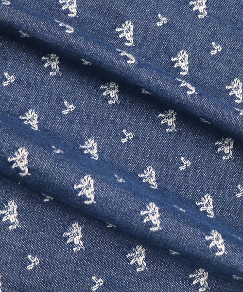 BLUEEAST(ブルーイースト)の「デニムライクフラワーレースワンピース(ワンピース・レディース・ネイビー/ブルー・MEDIUM/LARGE)」の11枚目の写真