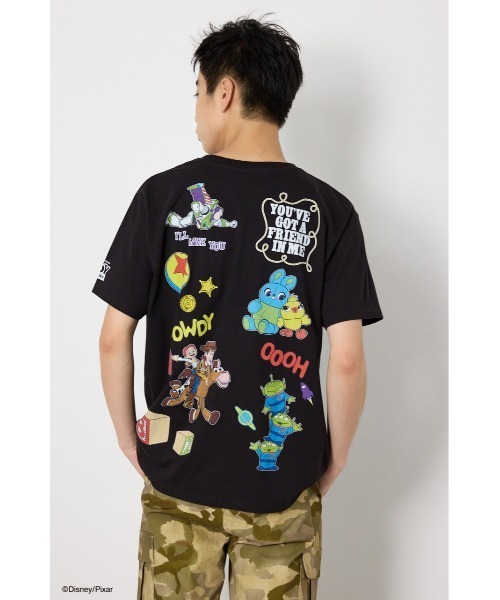 RODEO CROWNS WIDE BOWL(ロデオクラウンズワイドボウル)の「(TOY STORY)FRIEND Tシャツ(Tシャツ/カットソー・レディース・ブラック/オフホワイト・SMALL/MEDIUM)」の8枚目の写真
