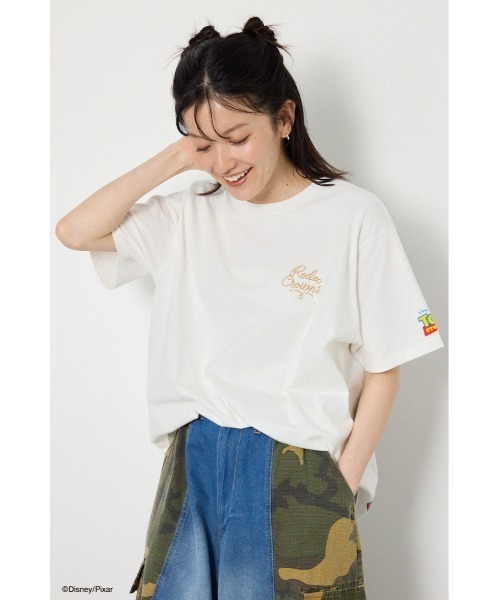 RODEO CROWNS WIDE BOWL(ロデオクラウンズワイドボウル)の「(TOY STORY)FRIEND Tシャツ(Tシャツ/カットソー・レディース・ブラック/オフホワイト・SMALL/MEDIUM)」の13枚目の写真