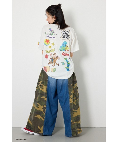 RODEO CROWNS WIDE BOWL(ロデオクラウンズワイドボウル)の「(TOY STORY)FRIEND Tシャツ(Tシャツ/カットソー・レディース・ブラック/オフホワイト・SMALL/MEDIUM)」の18枚目の写真