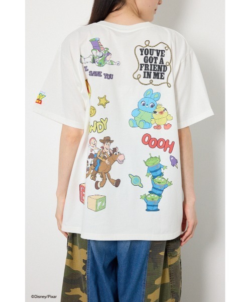 RODEO CROWNS WIDE BOWL(ロデオクラウンズワイドボウル)の「(TOY STORY)FRIEND Tシャツ(Tシャツ/カットソー・レディース・ブラック/オフホワイト・SMALL/MEDIUM)」の21枚目の写真