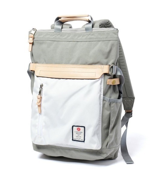 AS2OV(アッソブ)の「【AS2OV/アッソブ】 HIGHDENSITY TOTE BACKPACK / トートリュック(バックパック/リュック・メンズ・ネイビー/グレー/ブラック・FREE)」の2枚目の写真