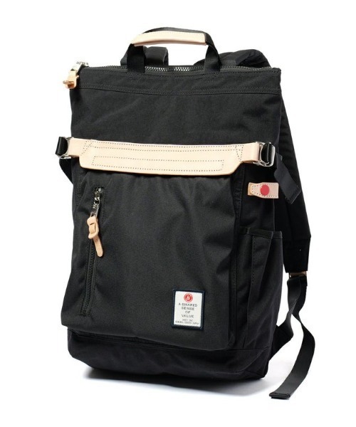 AS2OV(アッソブ)の「【AS2OV/アッソブ】 HIGHDENSITY TOTE BACKPACK / トートリュック(バックパック/リュック・メンズ・ネイビー/グレー/ブラック・FREE)」の1枚目の写真